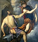 パリス・ボルドーネ『アテナに迫ったヘパイストス』（1555-1560年頃） 個人蔵