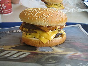 The Burger King "BK Stacker" sandwic...