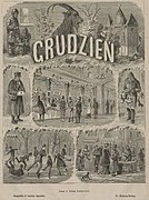 Bazar w Salach Redutowych, drzeworyt, 1879, MBC