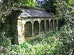 Bee House to west of Dale Head Farmhouse and Wall to left