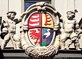 Beeskow: Stadtwappen an der Kreissparkasse