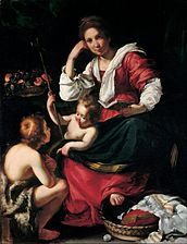 Bernardo Strozzi, Madonna z Dzieciątkiem i małym św. Janem