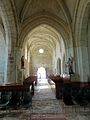 Croisée du transept, vue vers l'ouest.