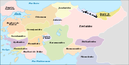 Beylicats d’Anatolie vers 1330-fr