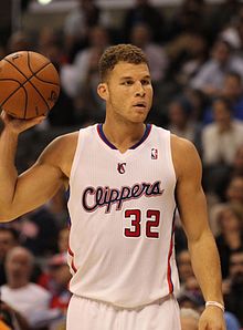Griffin with the Clippers in 2013 Blake Griffin with ball 20131118 Clippers v Grizzles.jpg