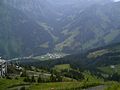 Blick auf Baad (Kleinwalsertal) vom Walmendinger Horn