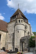 Détail du clocher de l'église