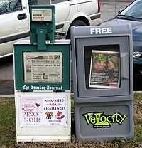 The Courier-Journal and its sister publication Velocity are available throughout the city