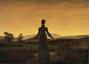 Frau vor der untergehenden Sonne (Caspar David Friedrich)