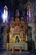 Capilla de la Virgen de Montserrat de la catedral de Tarragona (el retablo procede del de Santes Creus).