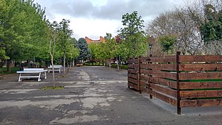 Zona de ocio y de acumulación de residuos vegetales