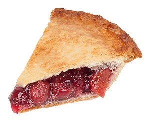 English: A slice of Table Talk brand cherry pi...