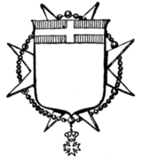 Fig. 772.—"Bailli-profès" of the Catholic Order of the Knights Hospitallers or the Order of Malta.