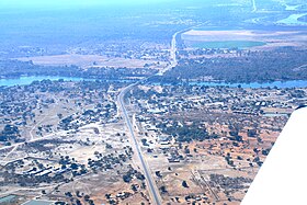 Divundu mit Baganibrücke (2019) Blick Richtung Nordosten