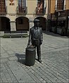 Monumento a Pepe Cortés el barquillero, en Ponferrada (España)