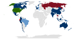  Map Legend          Host Nation        2014 Active        2014 Observers        Past Active        Past Observers  