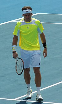 David Ferrer, segundo jugador con más títulos teniendo en total 3 campeonatos seguidos.