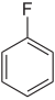 Strukturformel Fluorbenzol