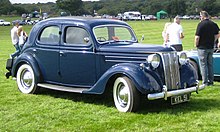 August 1947 - 1950 Ford V8 Pilot Ford Pilot ca 1950 extensively restored subsequently.jpg