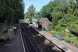 From the footbridge, Chirk railway station (geograph 4024181).jpg