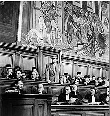 Gabriel Jeantet and other former cagoulards
charged during the trial held in 1948. Gabriel Jeantet 1948.jpg