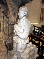 Gilbert, 2nd Baron Gerard (d. 1622). Gerard Chapel, Church of St John the Baptist, Ashley, Staffordshire.