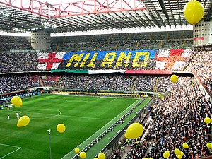 Tifo in the San Siro