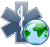 Globe-Star of life.svg