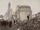 Ruines de l’abside de la cathédrale après le séisme de 1908 (cliché de Wilhelm von Gloeden).
