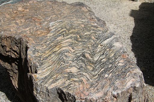 Gneiss in Geopark on Albertov (1)