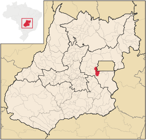 Poziția localității Santo Antônio do Descoberto