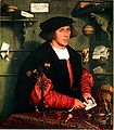Portrait of George Gisze, the merchant, by Hans Holbein the Younger, c 1532