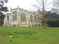 St Mary's church from the River Hiz