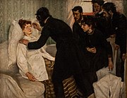 Une séance d'hypnose en 1887.