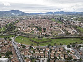 Lucca in vogelvlucht