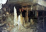 König-Otto-Tropfsteinhöhle, Stalagmiten in der Adventhalle