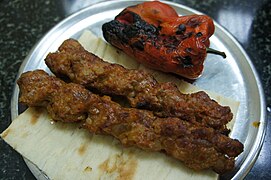 Lülə-Kabab və bibər kababı