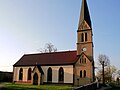 kościół ewangelicki, ob. rzym.-kat. pw. Wniebowzięcia NMP, 1825-1890