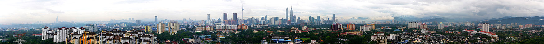 Panorama de Kuala Lumpur desde Cheras.