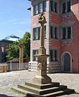 Jupitergigantensäule aus Ladenburg, Nachbildung vor dem Lobdengau-Museum