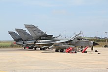 A-200 Tornados of 50deg Stormo during Operation Unified Protector, 2011 Line-up of Tornados at Trapani.jpg