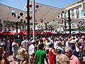 Der zentrale Platz derFeria del Dia, Plaza Constitucion