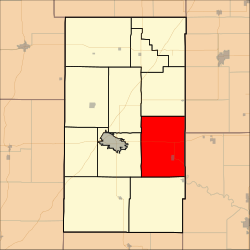 Vị trí trong Quận Lyon, Kansas