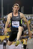 Marian Oprea, 2004 Olympiazweiter, 2005 WM-Dritter, 2006 EM-Dritter und 2010 Vizeeuropameister schaffte es als Dreizehnter mit 16,06 m nicht ins Finale