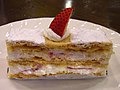 Strawberry mille-feuille.