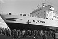 Le Mukran lors de l'ouverture du terminal de ferry de Klaipėda, le 3 octobre 1986