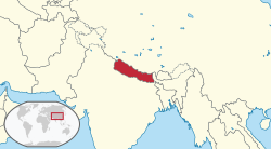 Location of Nepal