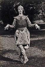 Vaslav Nijinski dans la Danse siamoise tirée des Orientales (1910).