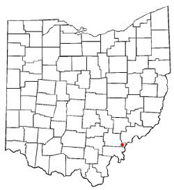 Vị trí trong Quận Athens, Ohio