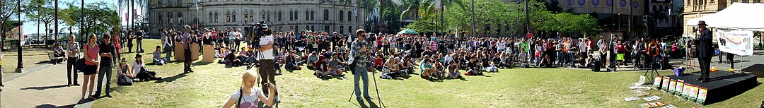 Demonstrace za stejnopohlavní manželství v Brisbane, 2009